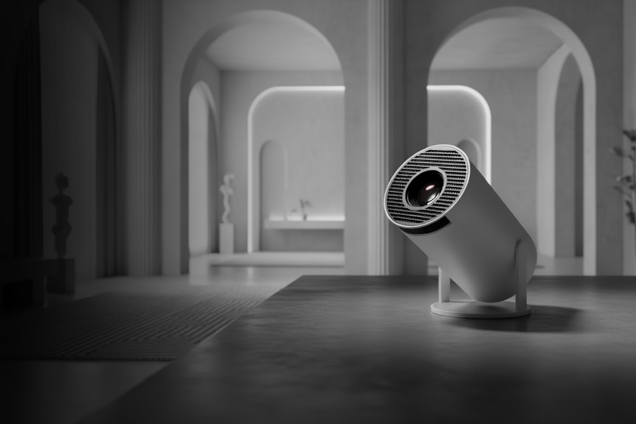 Projector Scene with Dark Left Gradient